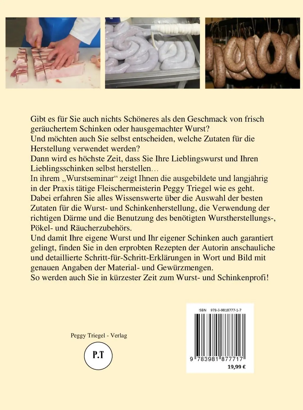 Bild: 9783981877717 | Das Wurstseminar | Peggy Triegel | Taschenbuch | 224 S. | Deutsch