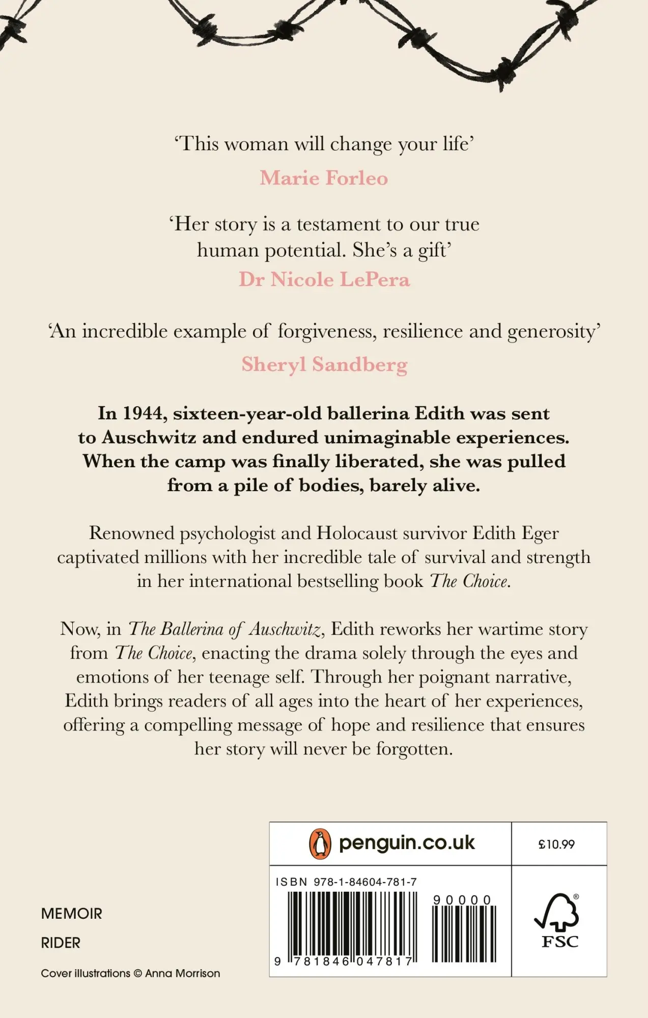 Rückseite: 9781846047817 | The Ballerina of Auschwitz | Edith Eger | Taschenbuch | 192 S. | 2024