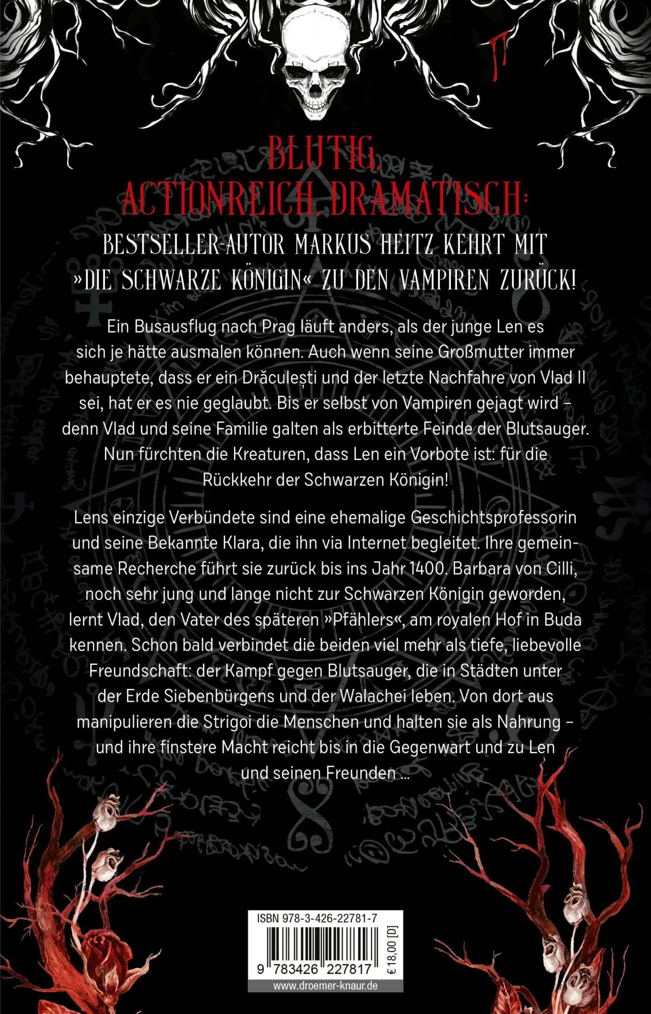 Rückseite: 9783426227817 | Die Schwarze Königin I | Roman | Markus Heitz | Taschenbuch | 544 S.
