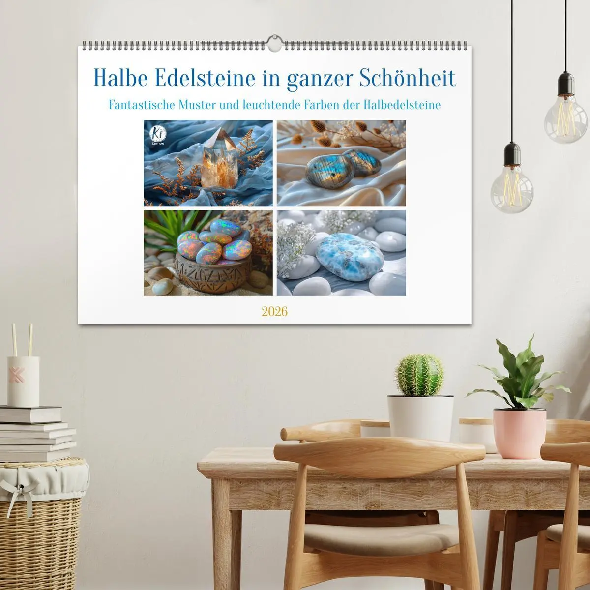 Bild: 9783457397817 | Halbe Edelsteine in ganzer Schönheit (Wandkalender 2026 DIN A2...