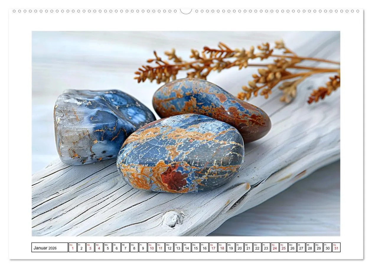 Bild: 9783457397817 | Halbe Edelsteine in ganzer Schönheit (Wandkalender 2026 DIN A2...