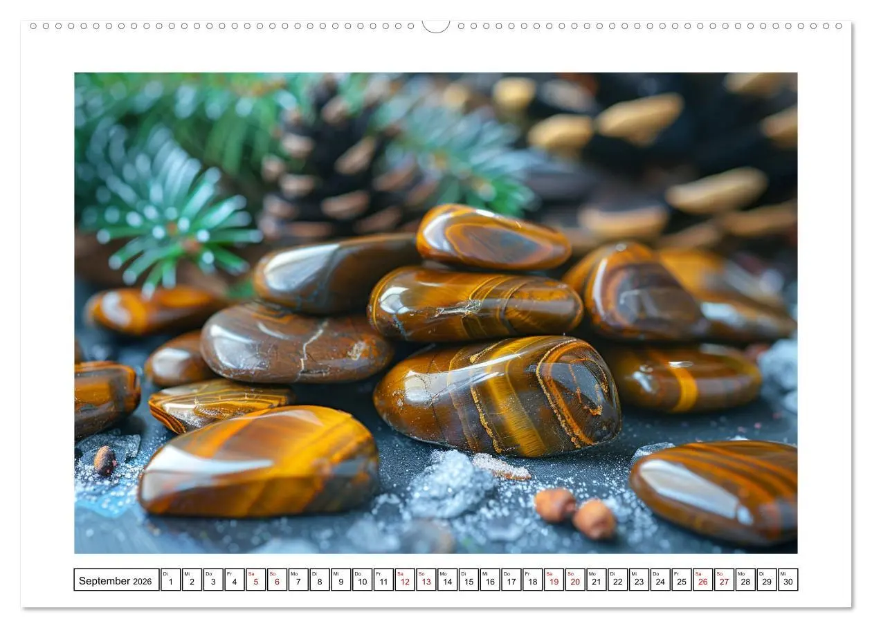 Bild: 9783457397817 | Halbe Edelsteine in ganzer Schönheit (Wandkalender 2026 DIN A2...