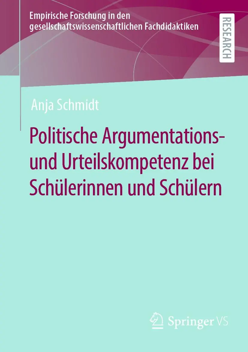 Cover: 9783658367817 | Politische Argumentations- und Urteilskompetenz bei Schülerinnen...