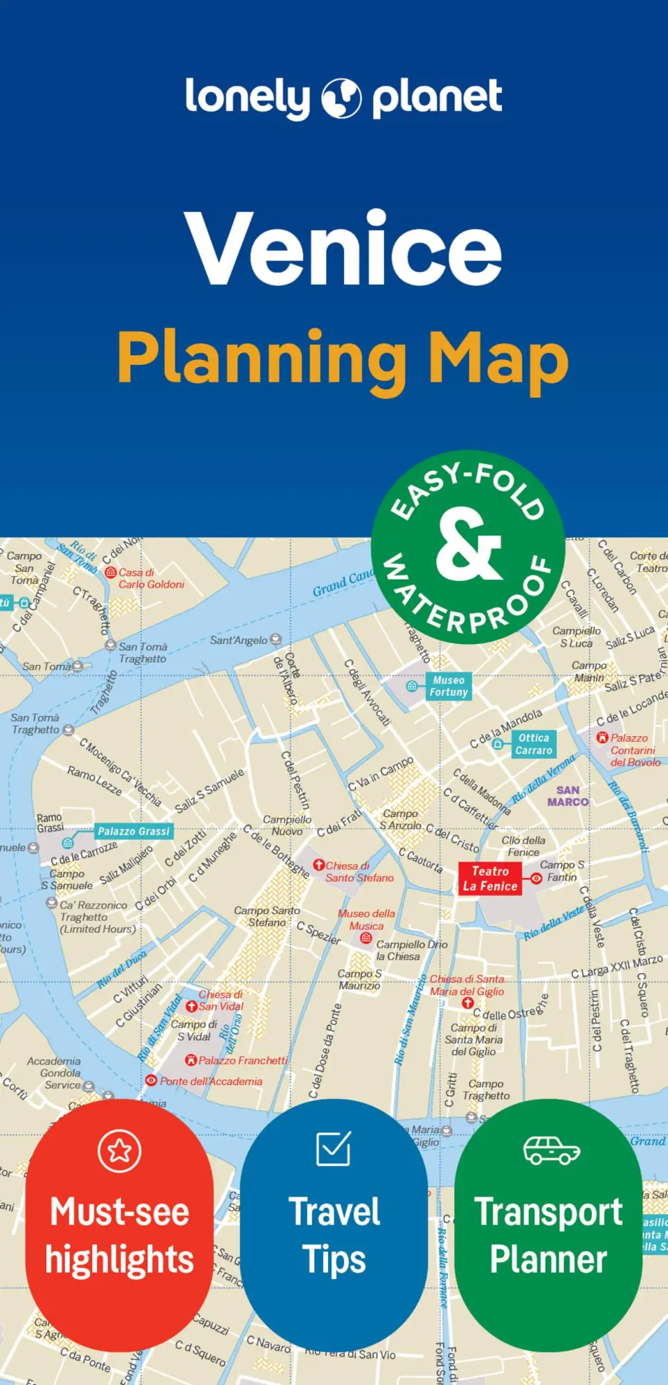 Cover: 9781787017917 | Lonely Planet Venice City Map | (Land-)Karte | Lonely Planet City Map