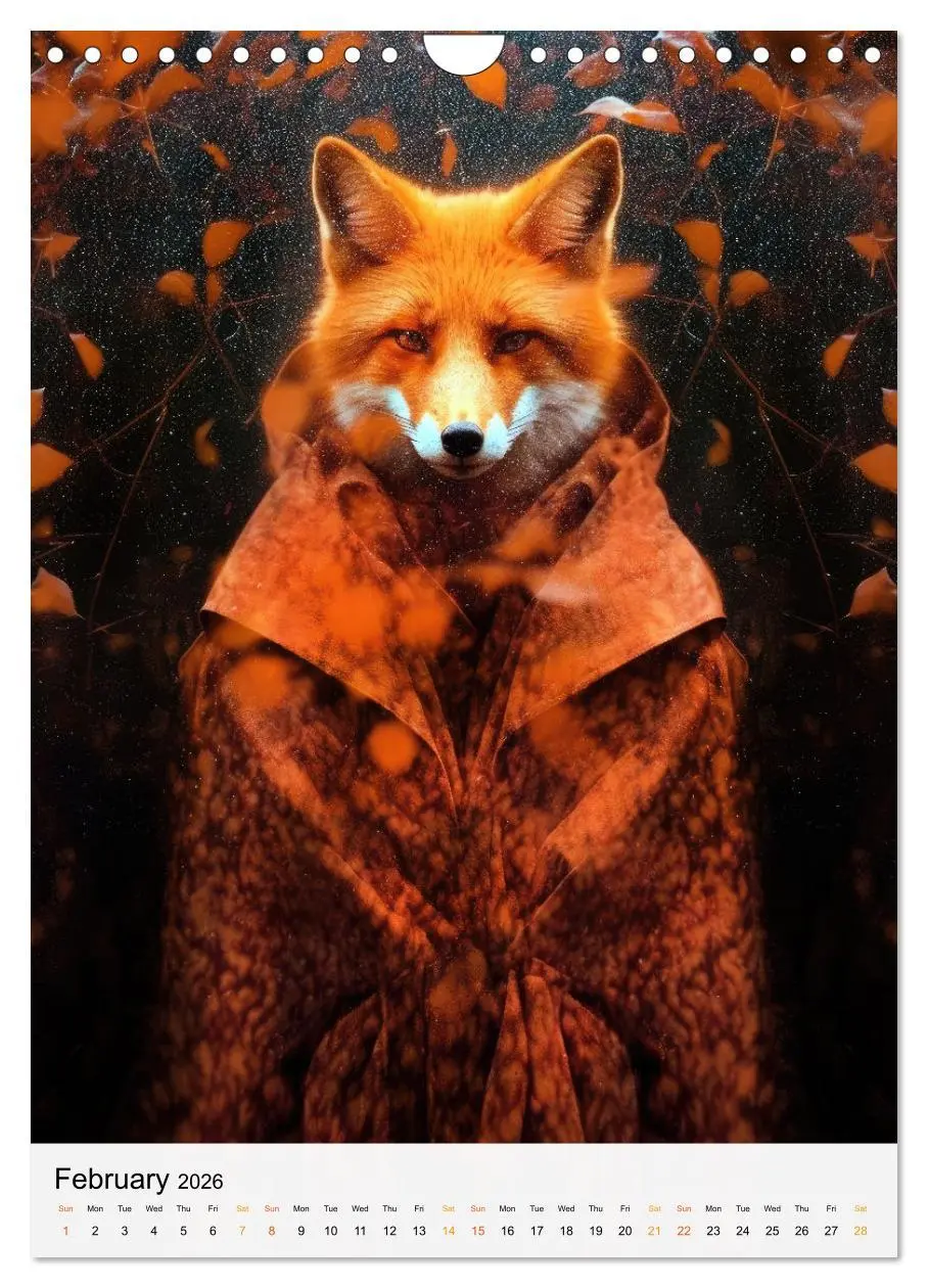Bild: 9783516547917 | Animalia Fusion (Wall Calendar 2026 DIN A4 portrait), CALVENDO 12...