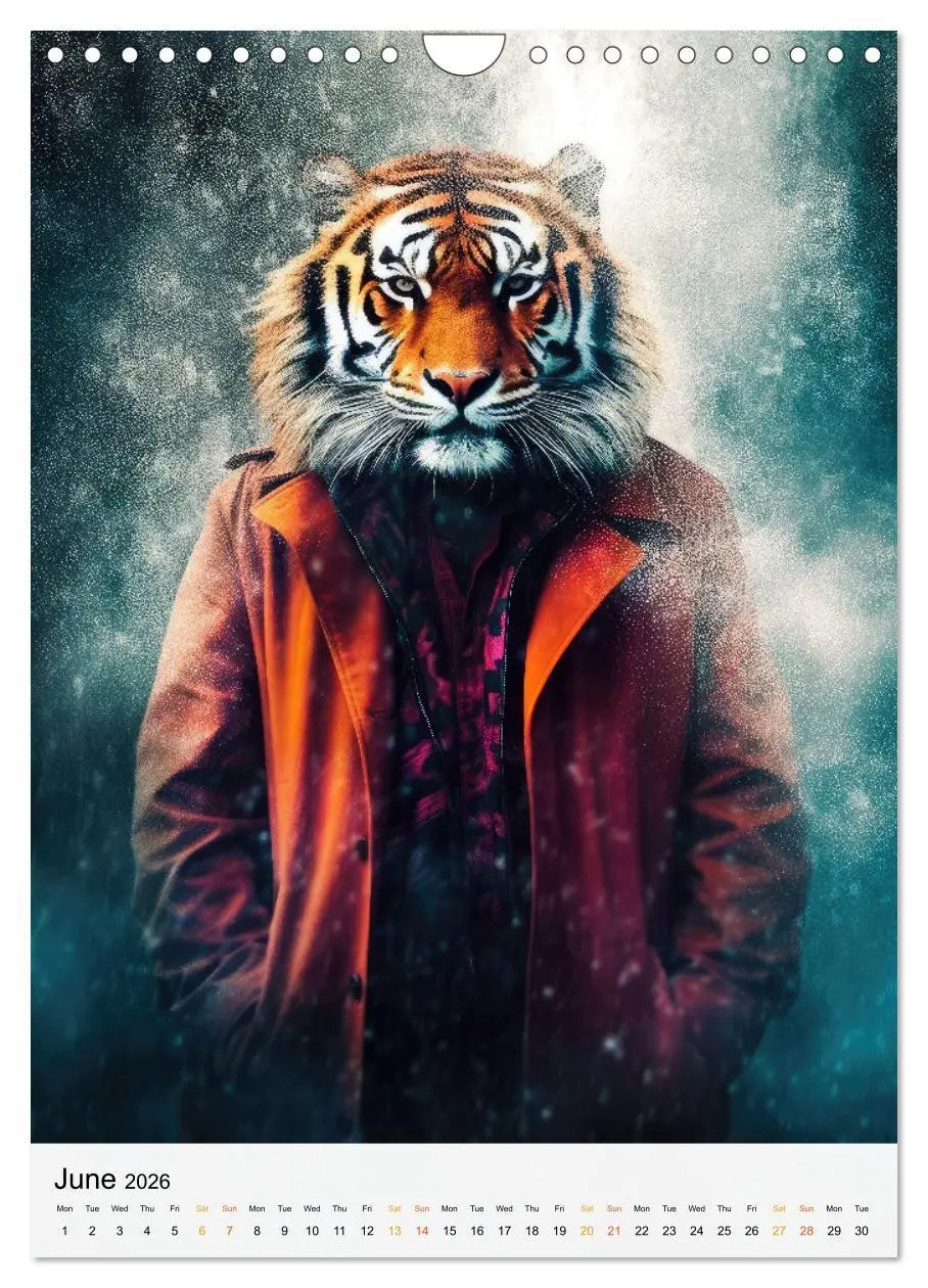 Bild: 9783516547917 | Animalia Fusion (Wall Calendar 2026 DIN A4 portrait), CALVENDO 12...