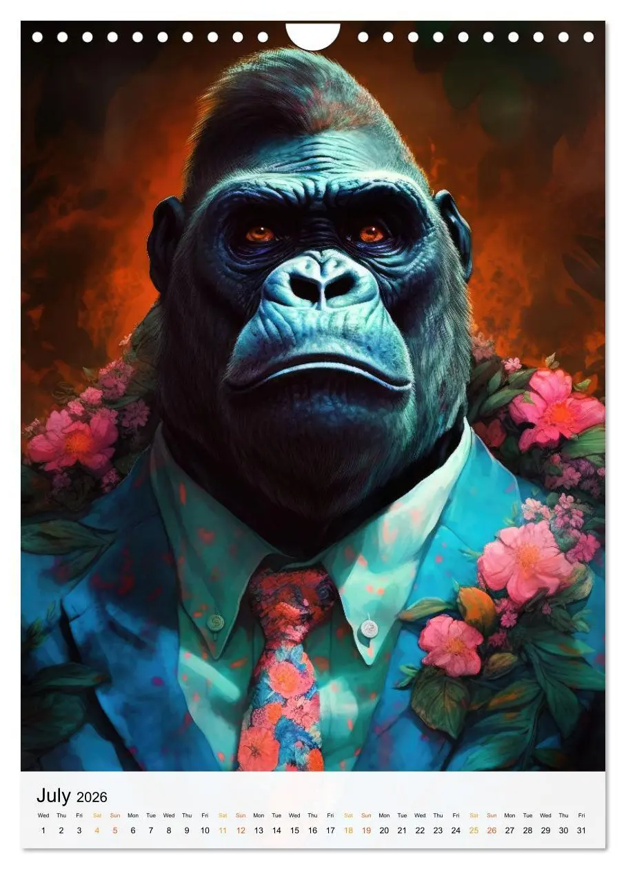 Bild: 9783516547917 | Animalia Fusion (Wall Calendar 2026 DIN A4 portrait), CALVENDO 12...