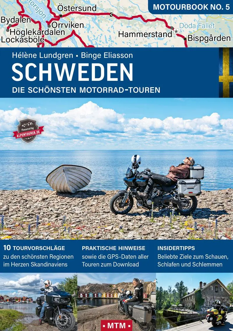 Cover: 9783939997917 | Schweden | Die schönsten Motorrad-Touren | Hélène Lundgren (u. a.)