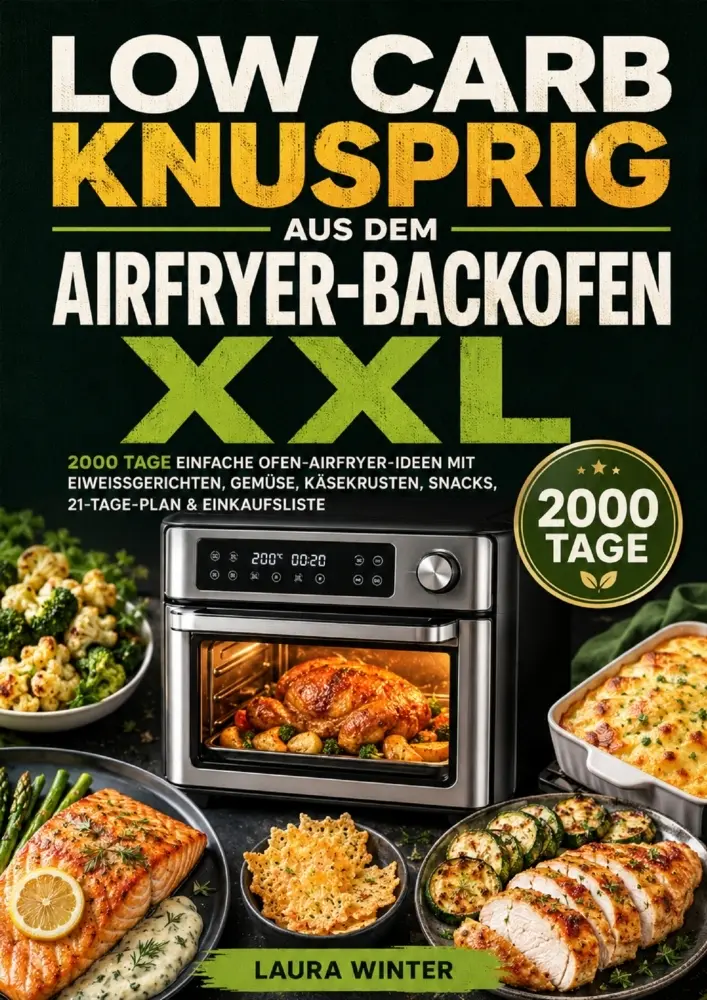 Cover: 9789403847917 | Low Carb knusprig aus dem Airfryer-Backofen XXL | Laura Winter | Buch