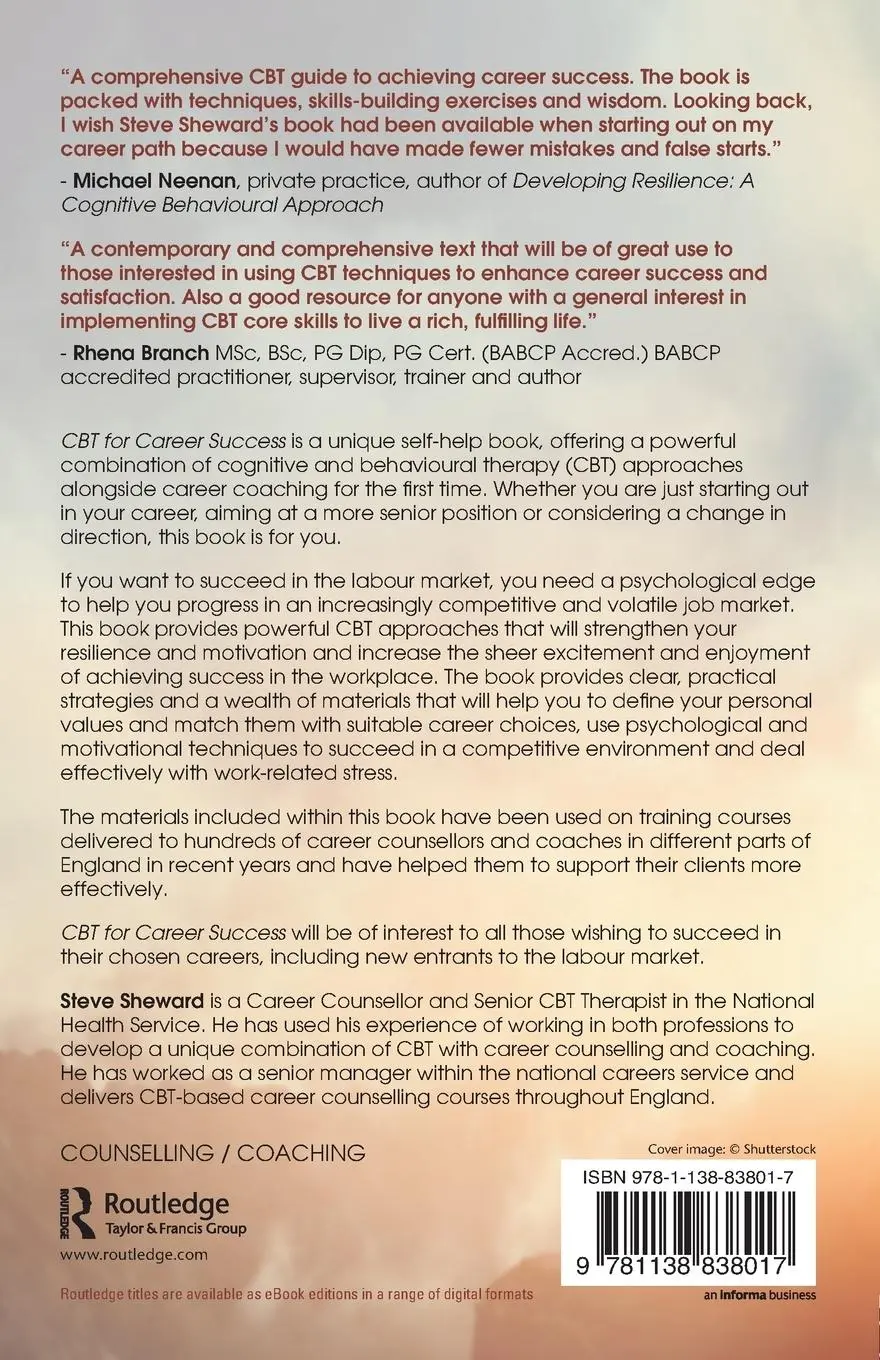 Rückseite: 9781138838017 | CBT for Career Success | A Self-Help Guide | Steve Sheward | Buch