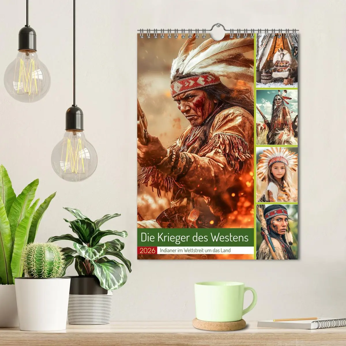 Bild: 9783457278017 | Die Krieger des Westens (Wandkalender 2026 DIN A4 hoch), CALVENDO...