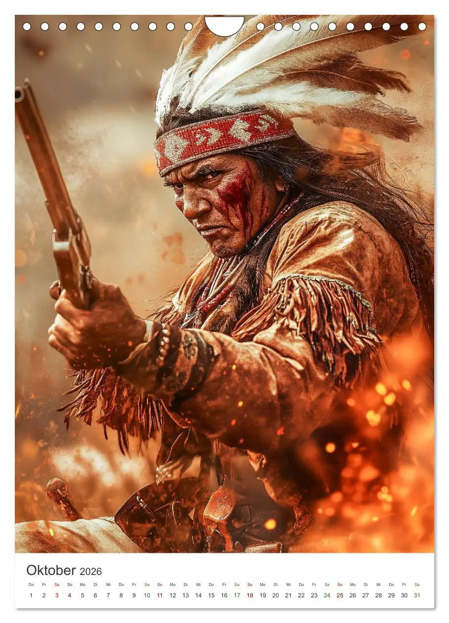 Bild: 9783457278017 | Die Krieger des Westens (Wandkalender 2026 DIN A4 hoch), CALVENDO...