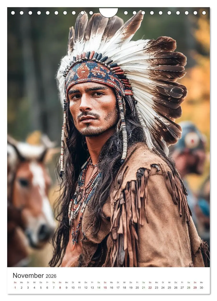 Bild: 9783457278017 | Die Krieger des Westens (Wandkalender 2026 DIN A4 hoch), CALVENDO...