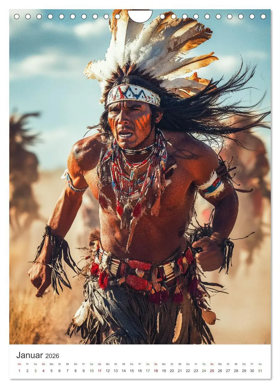 Bild: 9783457278017 | Die Krieger des Westens (Wandkalender 2026 DIN A4 hoch), CALVENDO...