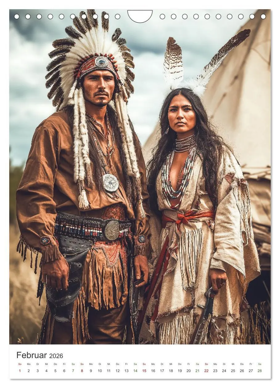 Bild: 9783457278017 | Die Krieger des Westens (Wandkalender 2026 DIN A4 hoch), CALVENDO...