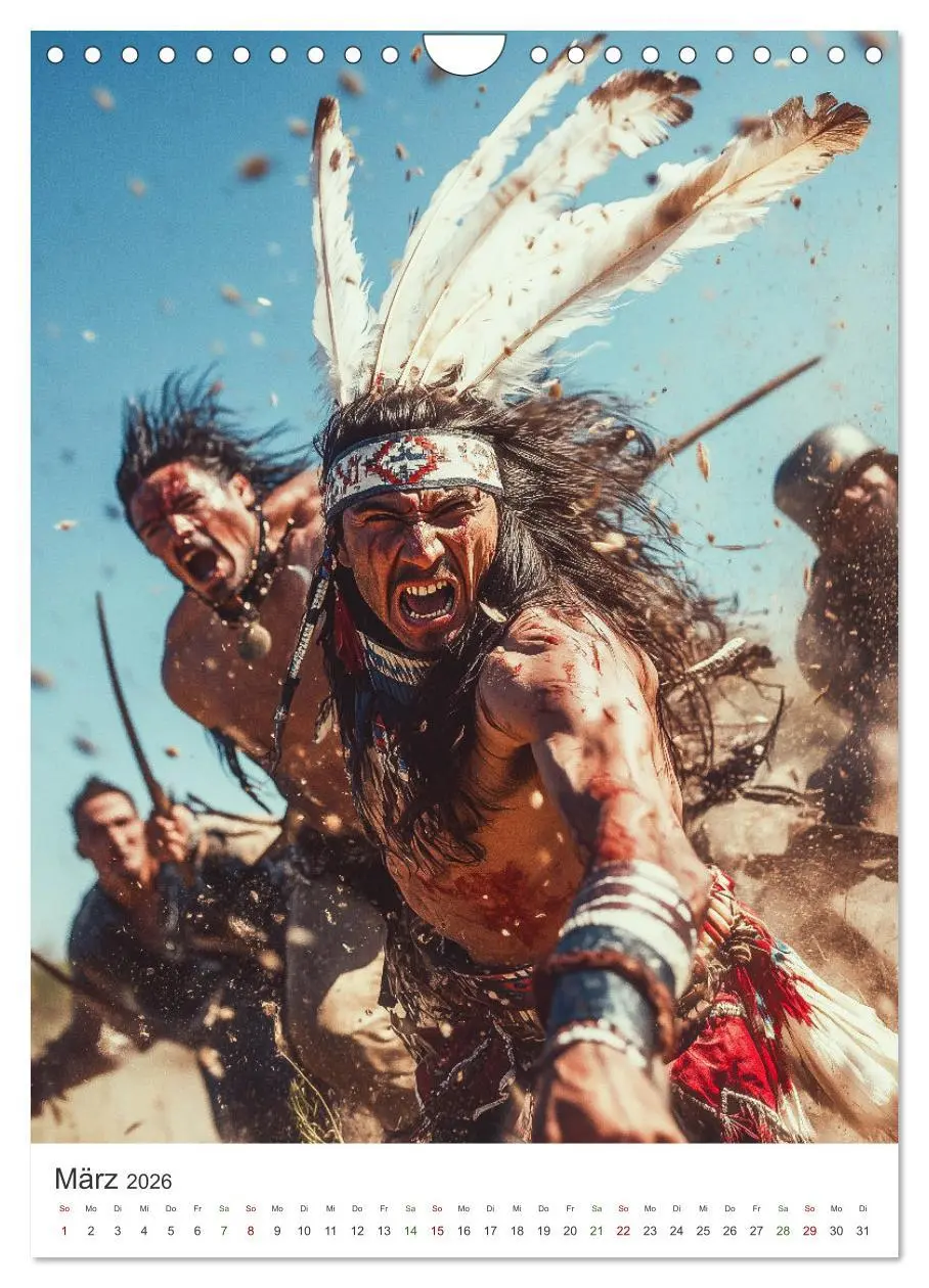 Bild: 9783457278017 | Die Krieger des Westens (Wandkalender 2026 DIN A4 hoch), CALVENDO...