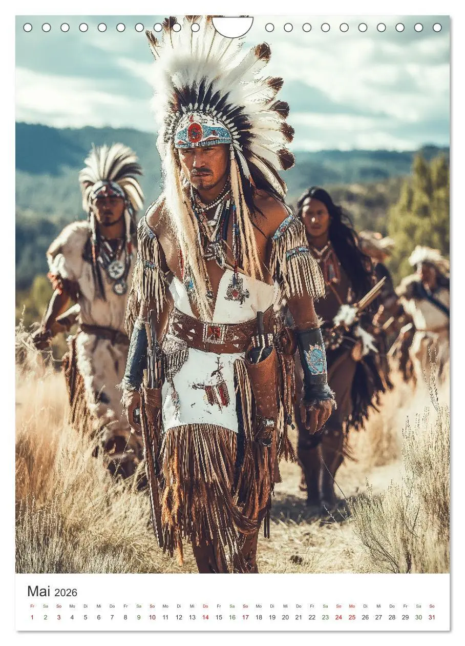 Bild: 9783457278017 | Die Krieger des Westens (Wandkalender 2026 DIN A4 hoch), CALVENDO...