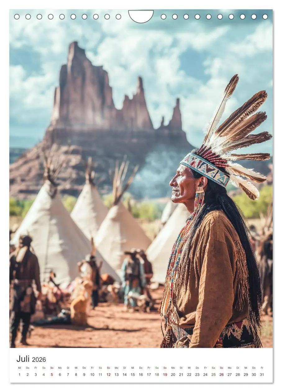 Bild: 9783457278017 | Die Krieger des Westens (Wandkalender 2026 DIN A4 hoch), CALVENDO...