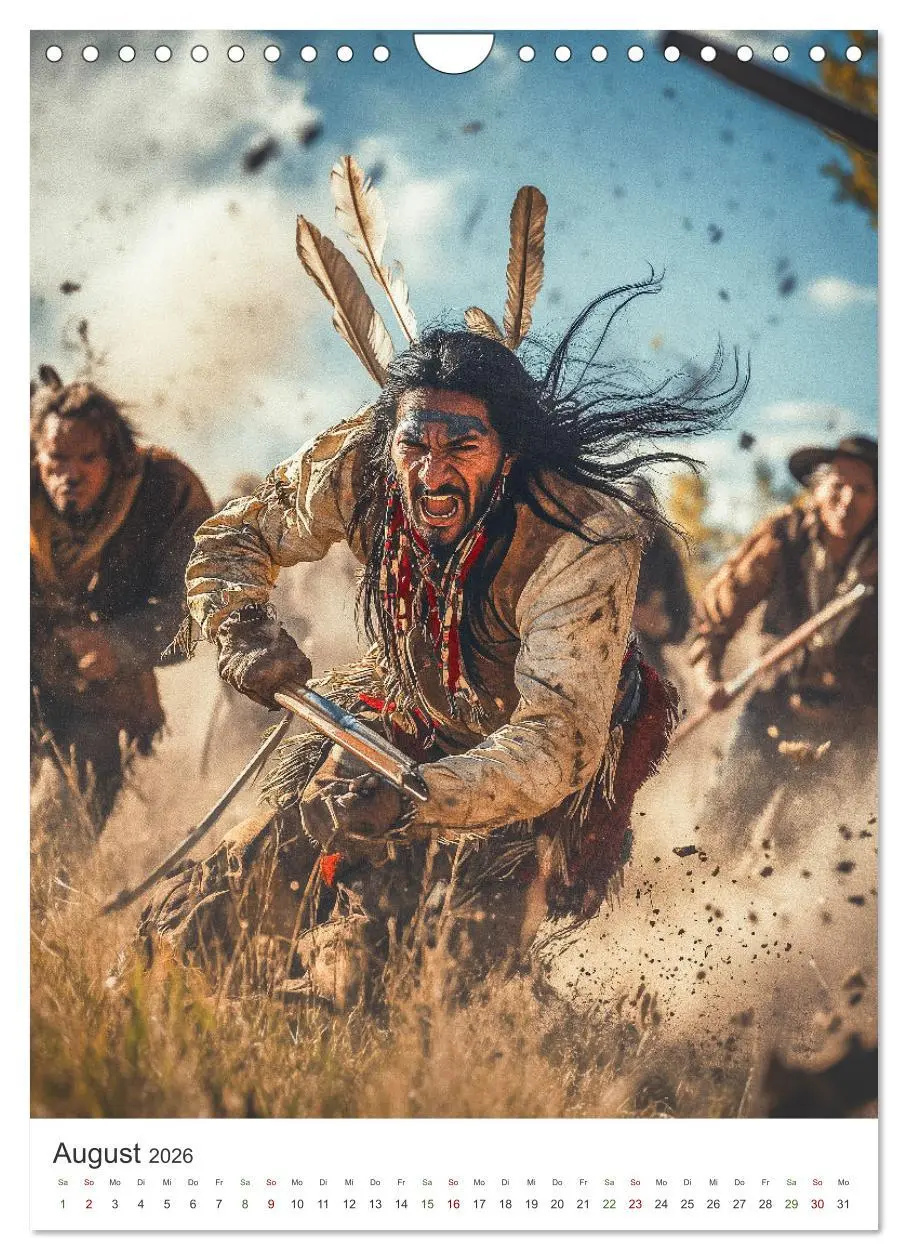Bild: 9783457278017 | Die Krieger des Westens (Wandkalender 2026 DIN A4 hoch), CALVENDO...