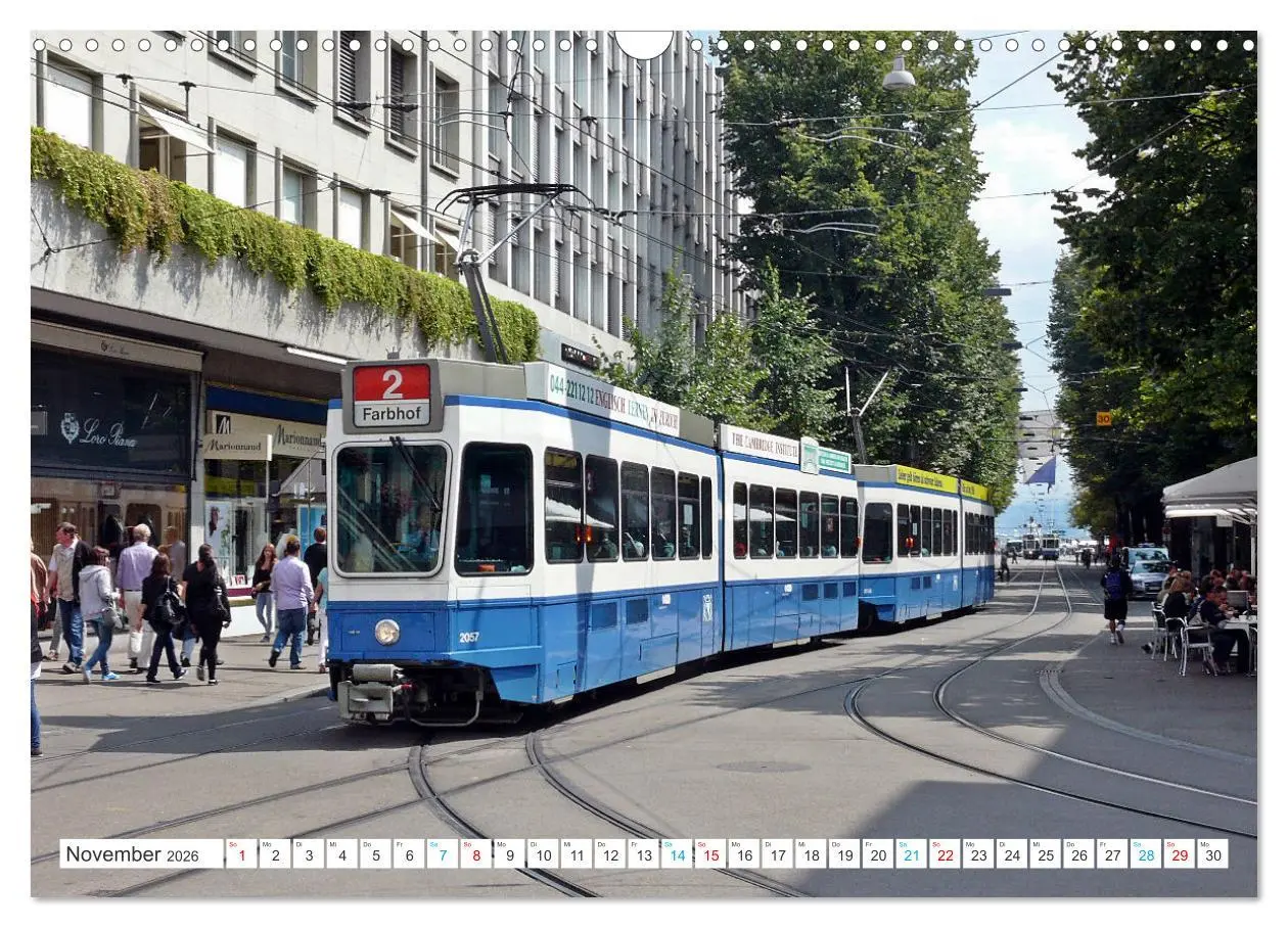 Bild: 9783457348017 | Die Zürcher Tram (Wandkalender 2026 DIN A3 quer), CALVENDO...