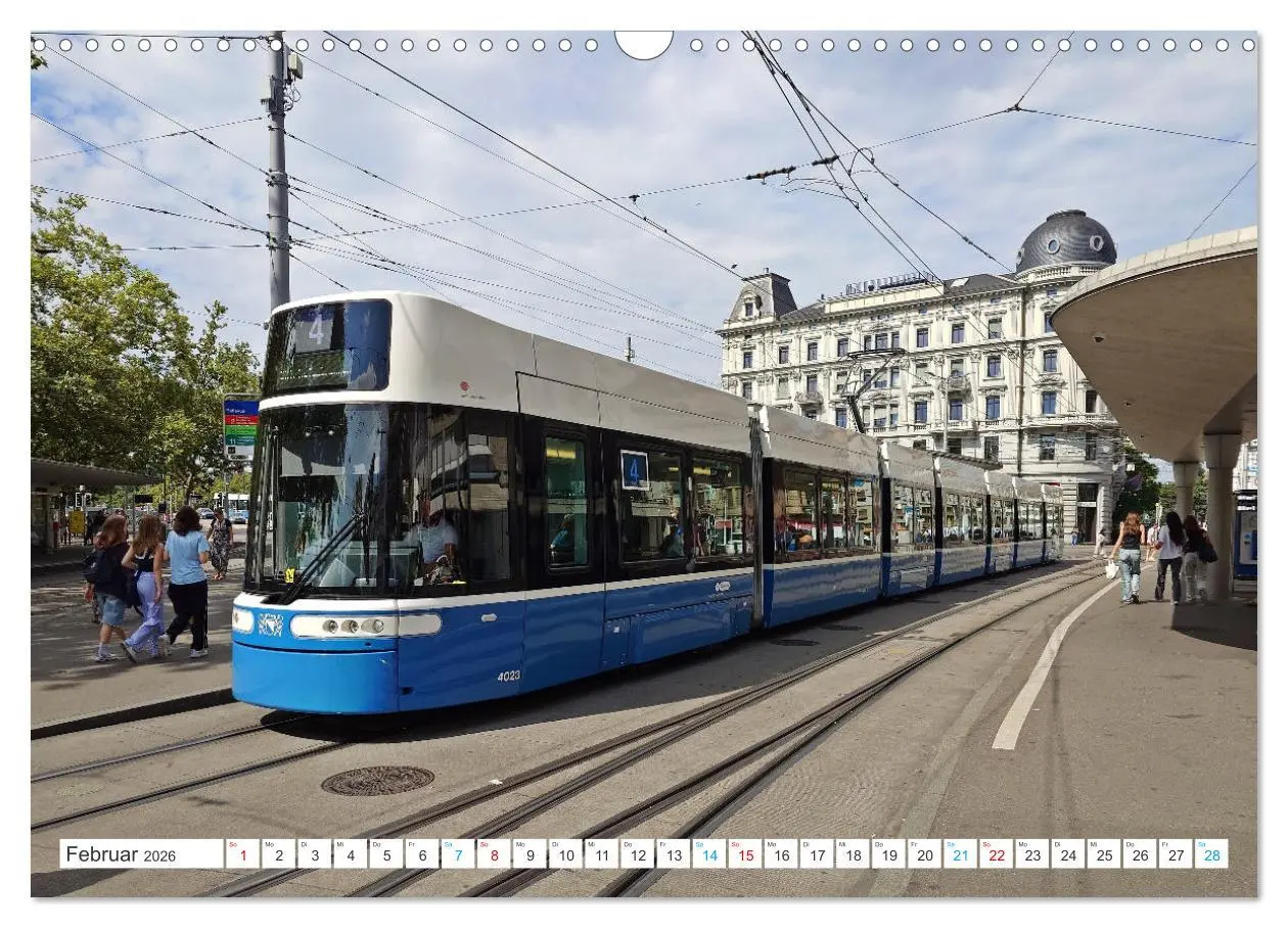 Bild: 9783457348017 | Die Zürcher Tram (Wandkalender 2026 DIN A3 quer), CALVENDO...