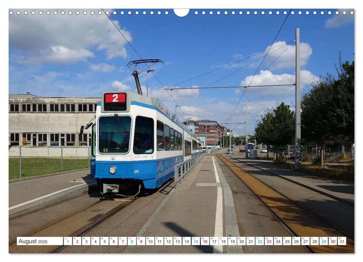 Bild: 9783457348017 | Die Zürcher Tram (Wandkalender 2026 DIN A3 quer), CALVENDO...