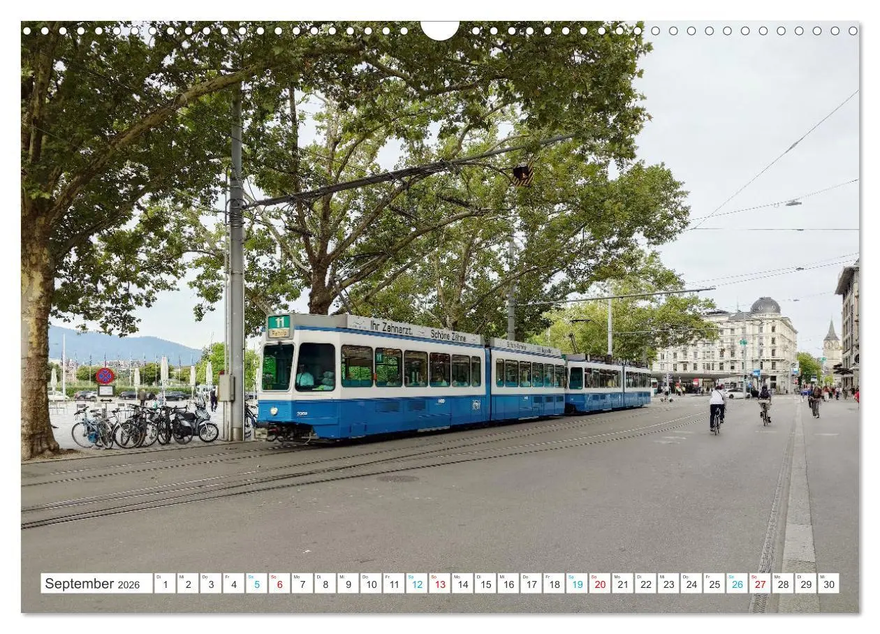 Bild: 9783457348017 | Die Zürcher Tram (Wandkalender 2026 DIN A3 quer), CALVENDO...