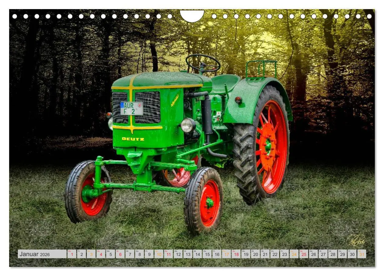 Bild: 9783516058017 | Geliebte Oldtimer Traktoren (Wandkalender 2026 DIN A4 quer),...