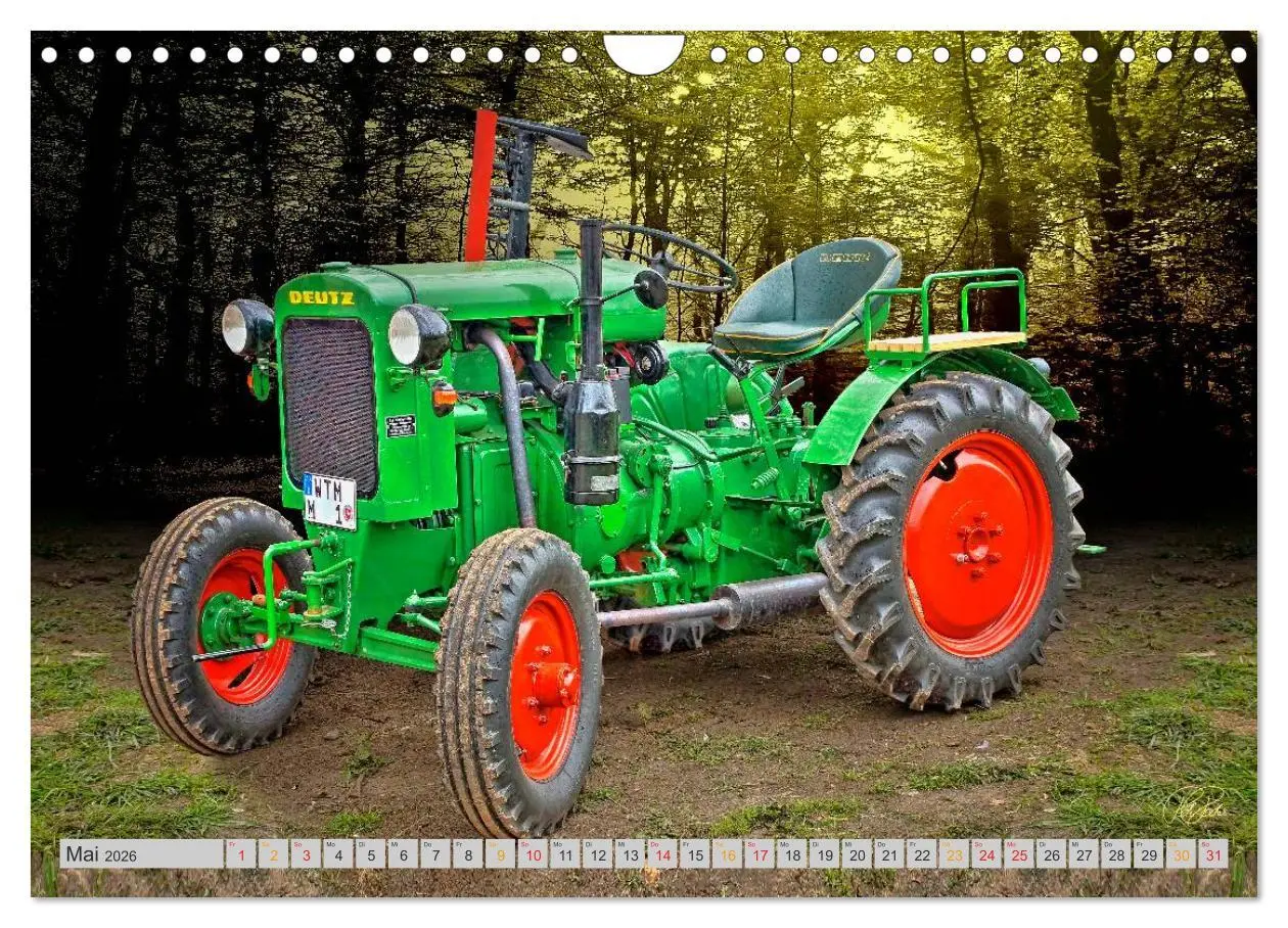 Bild: 9783516058017 | Geliebte Oldtimer Traktoren (Wandkalender 2026 DIN A4 quer),...