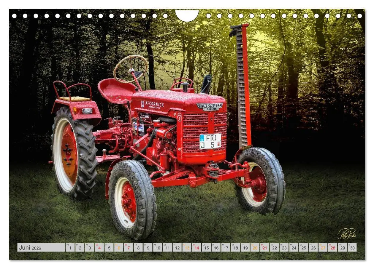 Bild: 9783516058017 | Geliebte Oldtimer Traktoren (Wandkalender 2026 DIN A4 quer),...