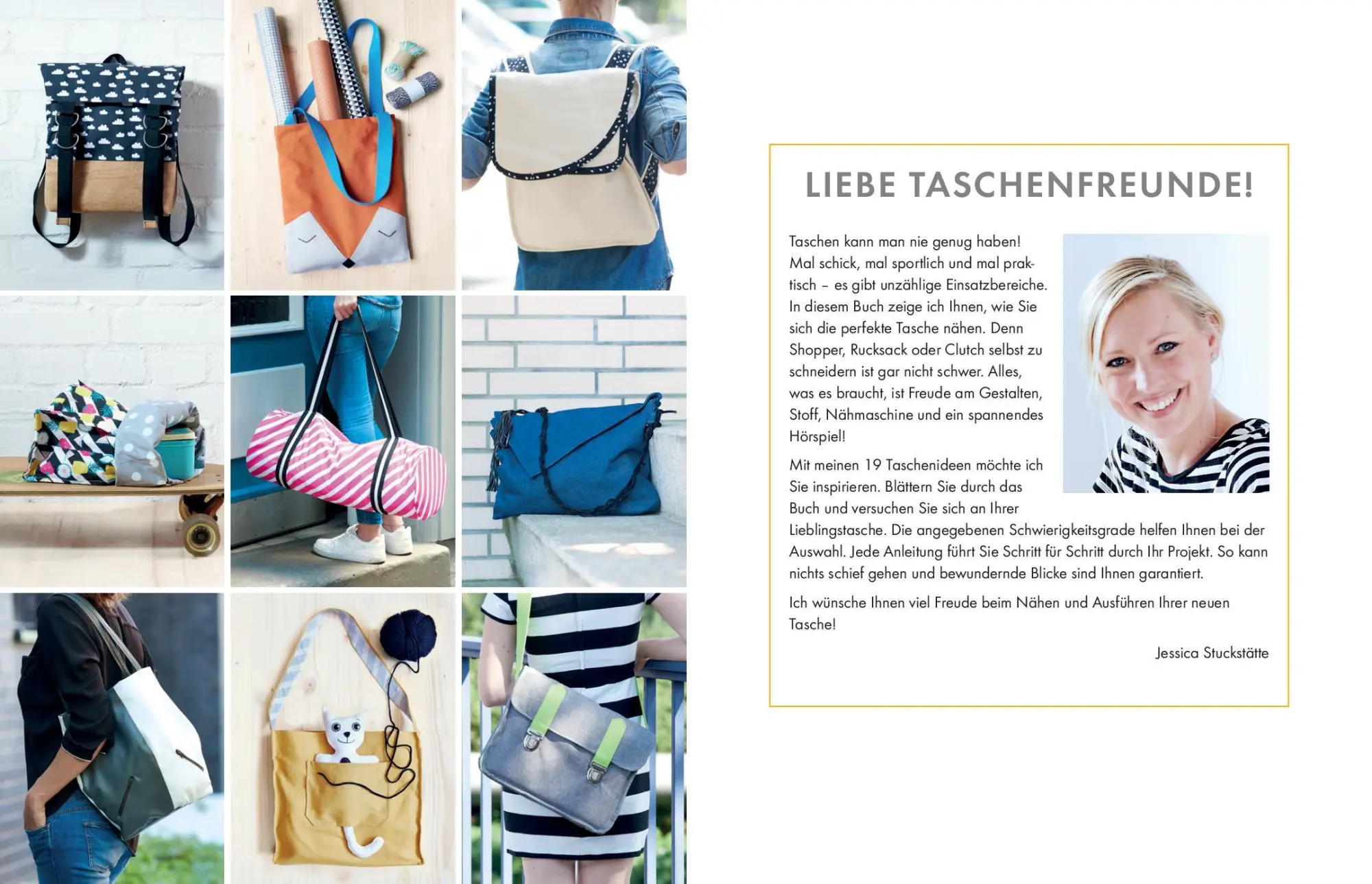 Bild: 9783625198017 | Taschen nähen I Shopper, Rucksack, Clutch und mehr | Buch | 64 S.