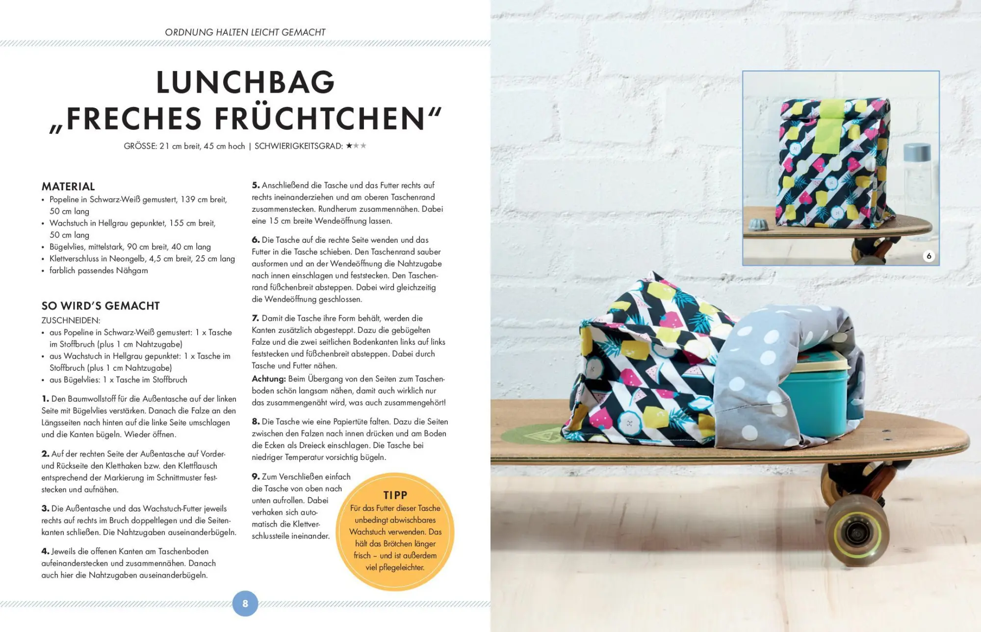 Bild: 9783625198017 | Taschen nähen I Shopper, Rucksack, Clutch und mehr | Buch | 64 S.