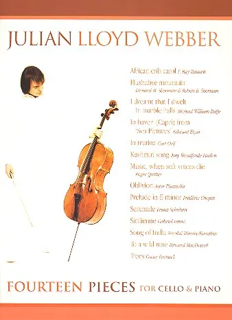 14 pieces for the cello + piano