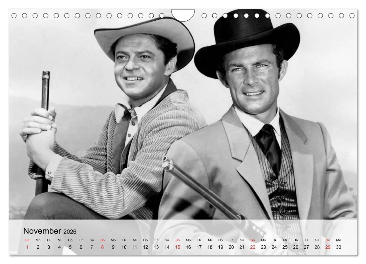 Bild: 9783516048117 | Westernhelden der Kinoleinwand (Wandkalender 2026 DIN A4 quer),...