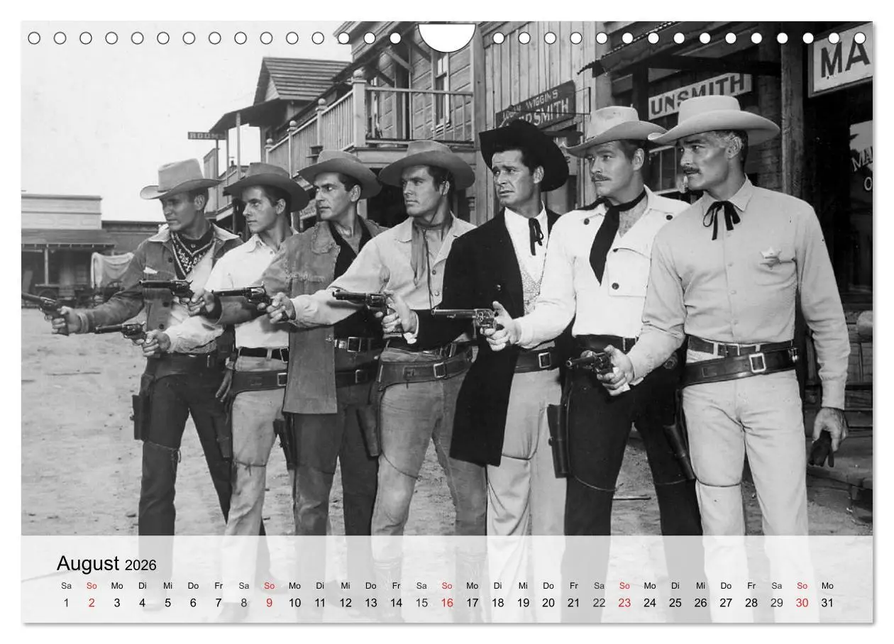Bild: 9783516048117 | Westernhelden der Kinoleinwand (Wandkalender 2026 DIN A4 quer),...
