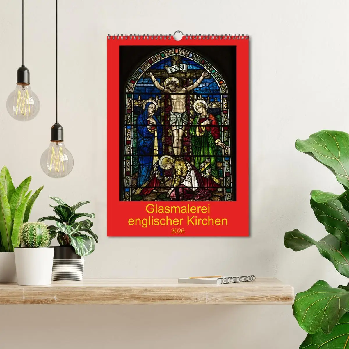 Bild: 9783516288117 | Glasmalerei englischer Kirchen (Wandkalender 2026 DIN A3 hoch),...