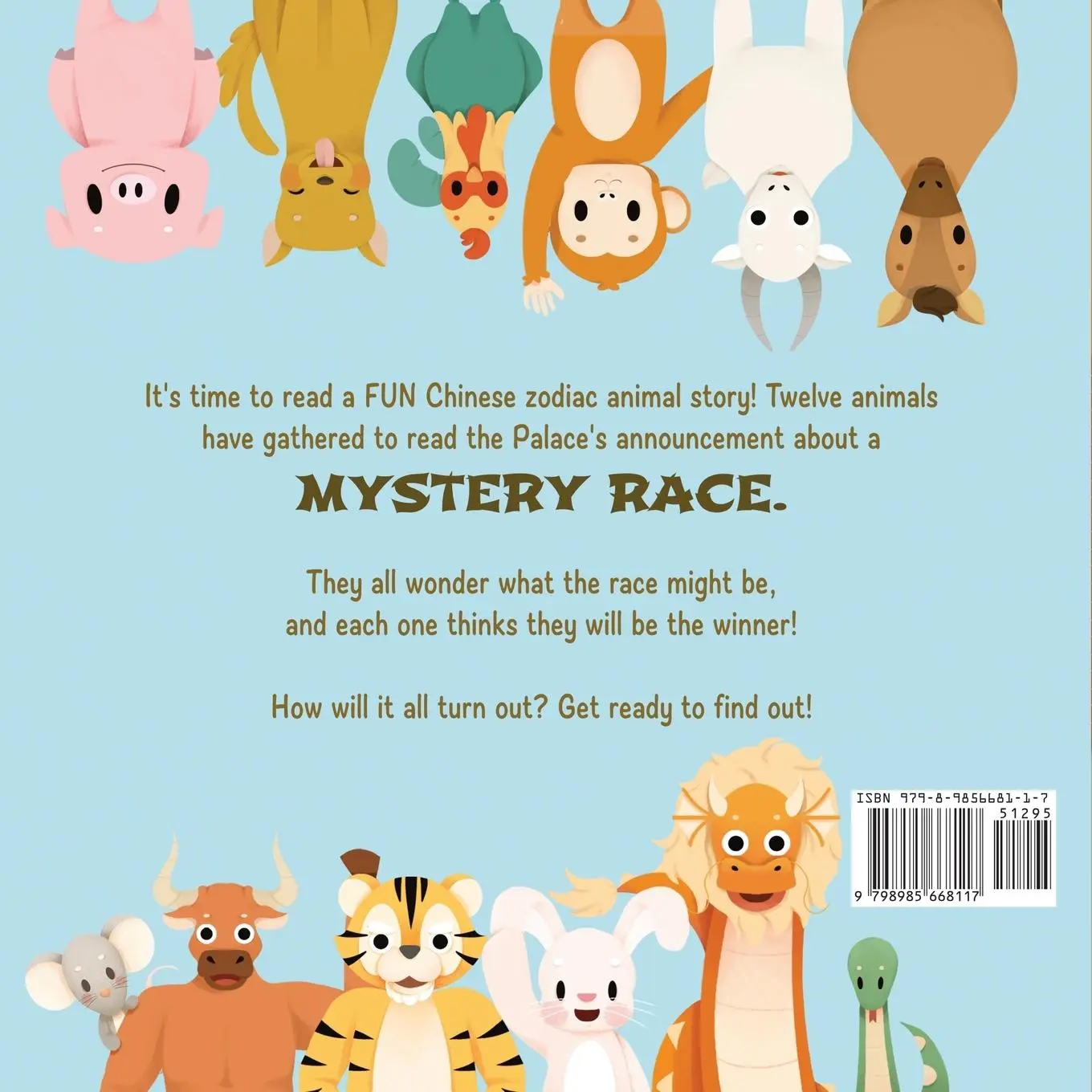 Rückseite: 9798985668117 | The Mystery Race | A New Story About the Chinese Zodiac Animals | Buch