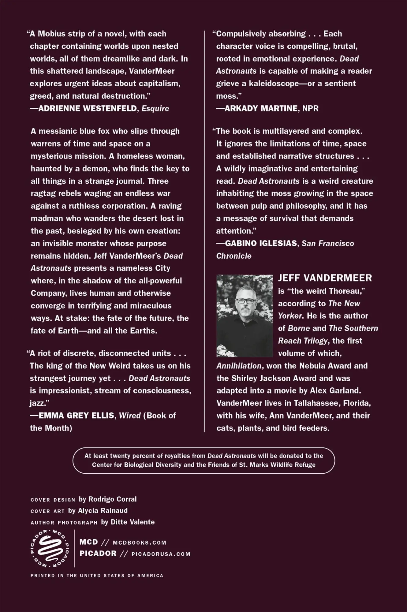 Rückseite: 9781250758217 | Dead Astronauts | Jeff VanderMeer | Taschenbuch | 336 S. | Englisch