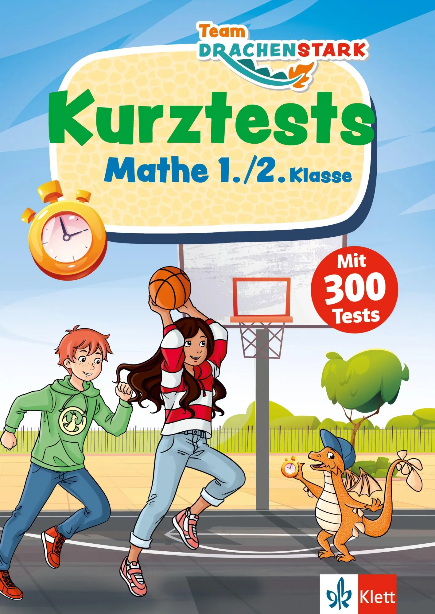 Cover: 9783129498217 | Team Drachenstark: Kurztests Mathe 1./2. Klasse | Mit 300 Tests | Buch