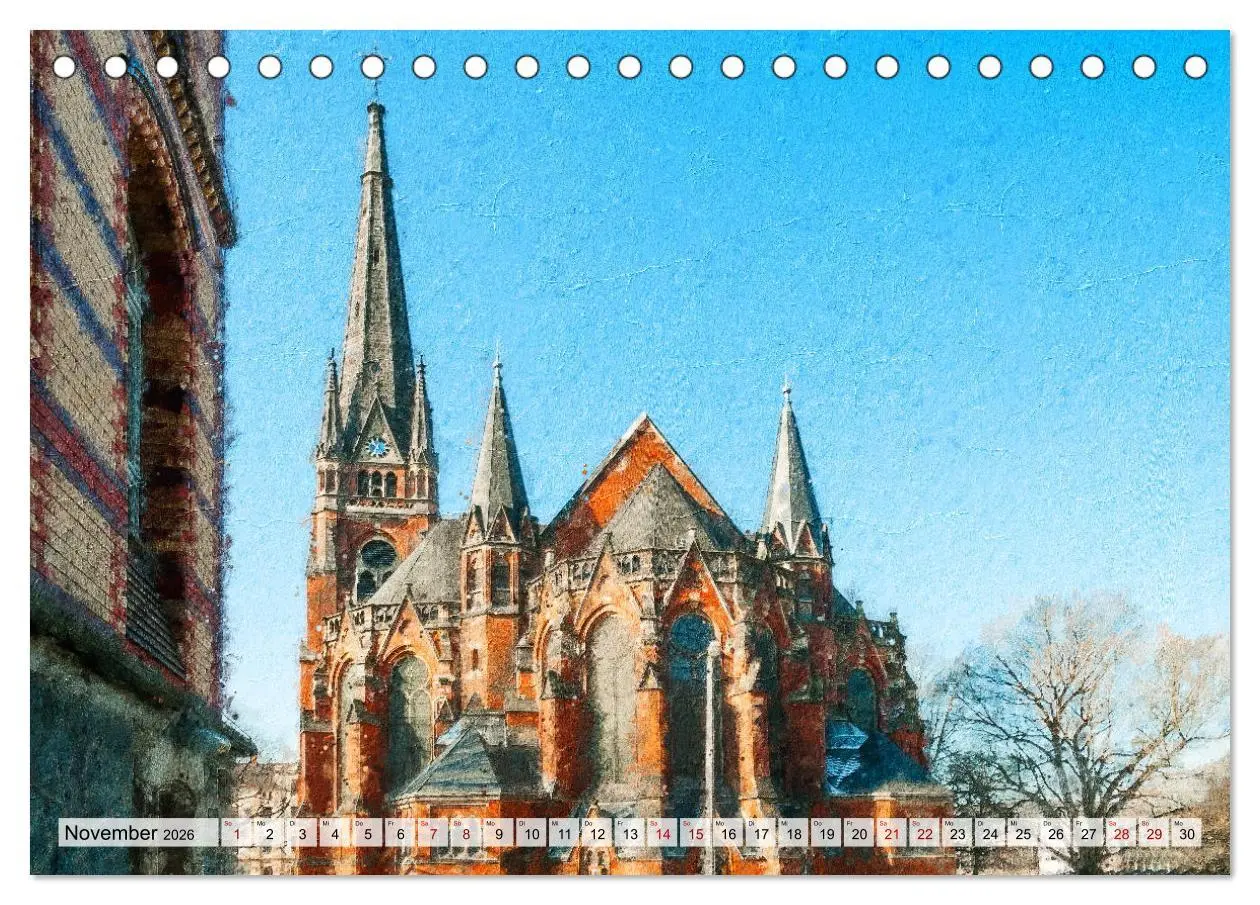 Bild: 9783457708217 | Gera gesehen mit Pinsel und Öl (Tischkalender 2026 DIN A5 quer),...