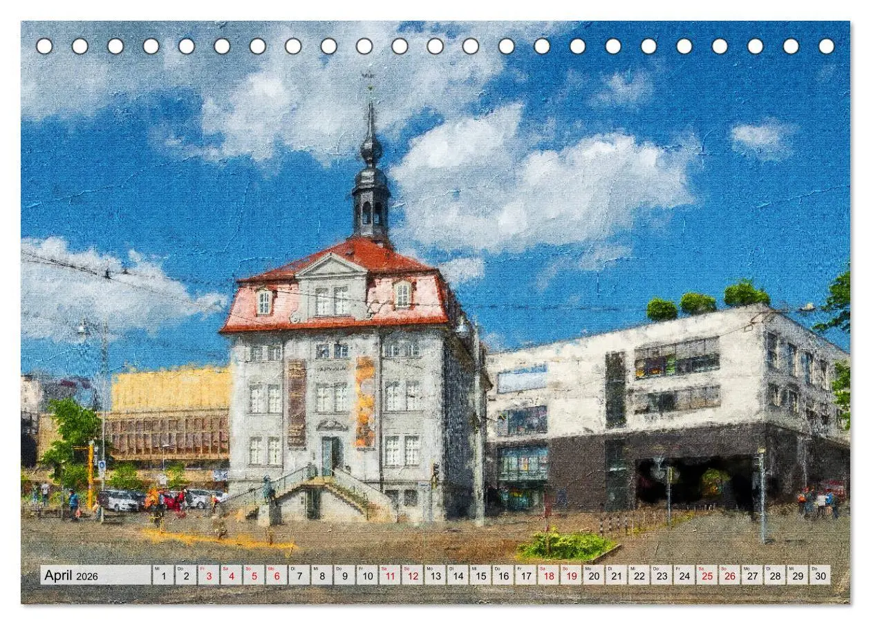 Bild: 9783457708217 | Gera gesehen mit Pinsel und Öl (Tischkalender 2026 DIN A5 quer),...