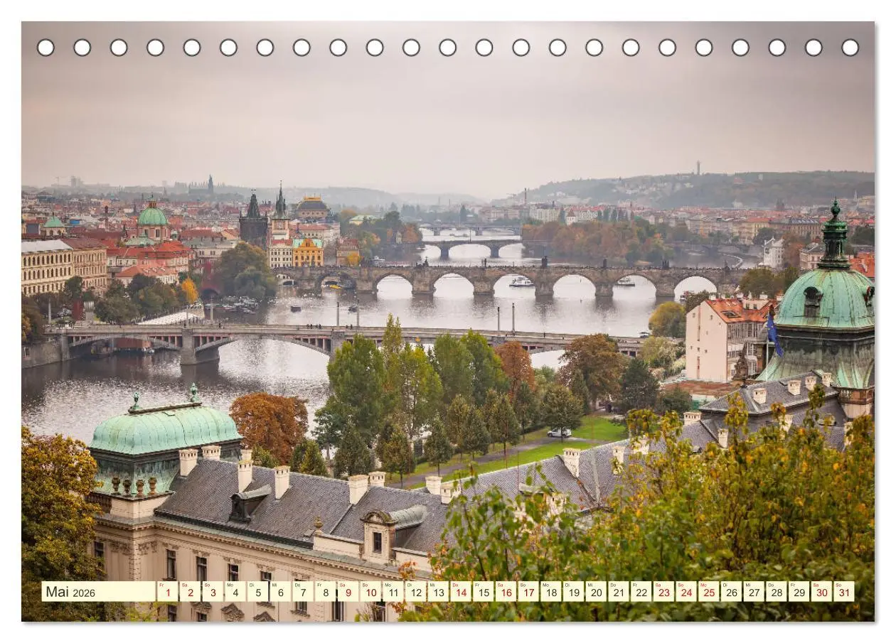 Bild: 9783457878217 | Die schöne Stadt Prag (Tischkalender 2026 DIN A5 quer), CALVENDO...