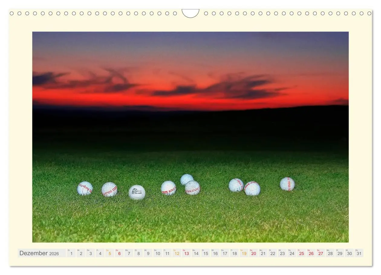 Bild: 9783516038217 | Golf - meine Leidenschaft (Wandkalender 2026 DIN A3 quer), CALVENDO...