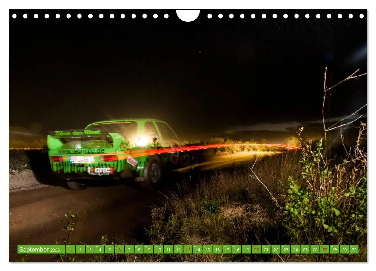 Bild: 9783516108217 | Rallye Faszination 2026 (Wandkalender 2026 DIN A4 quer), CALVENDO...