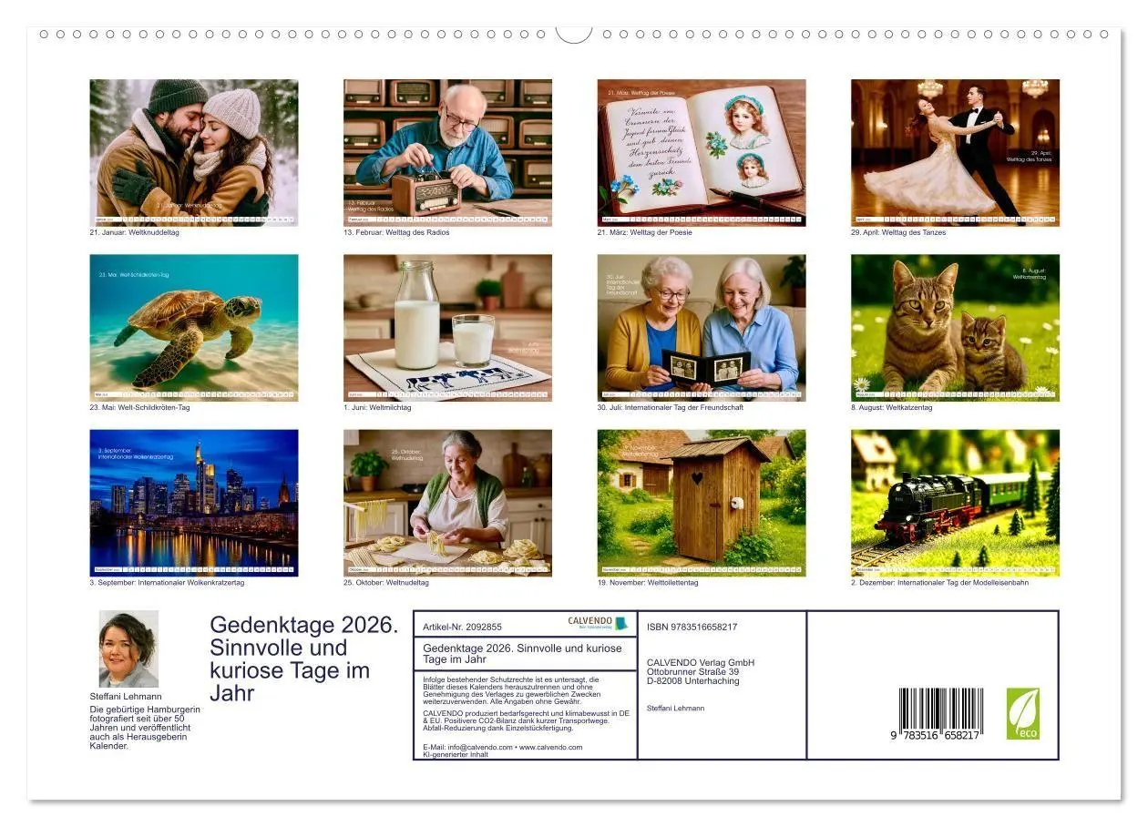 Bild: 9783516658217 | Gedenktage 2026. Sinnvolle und kuriose Tage im Jahr (hochwertiger...