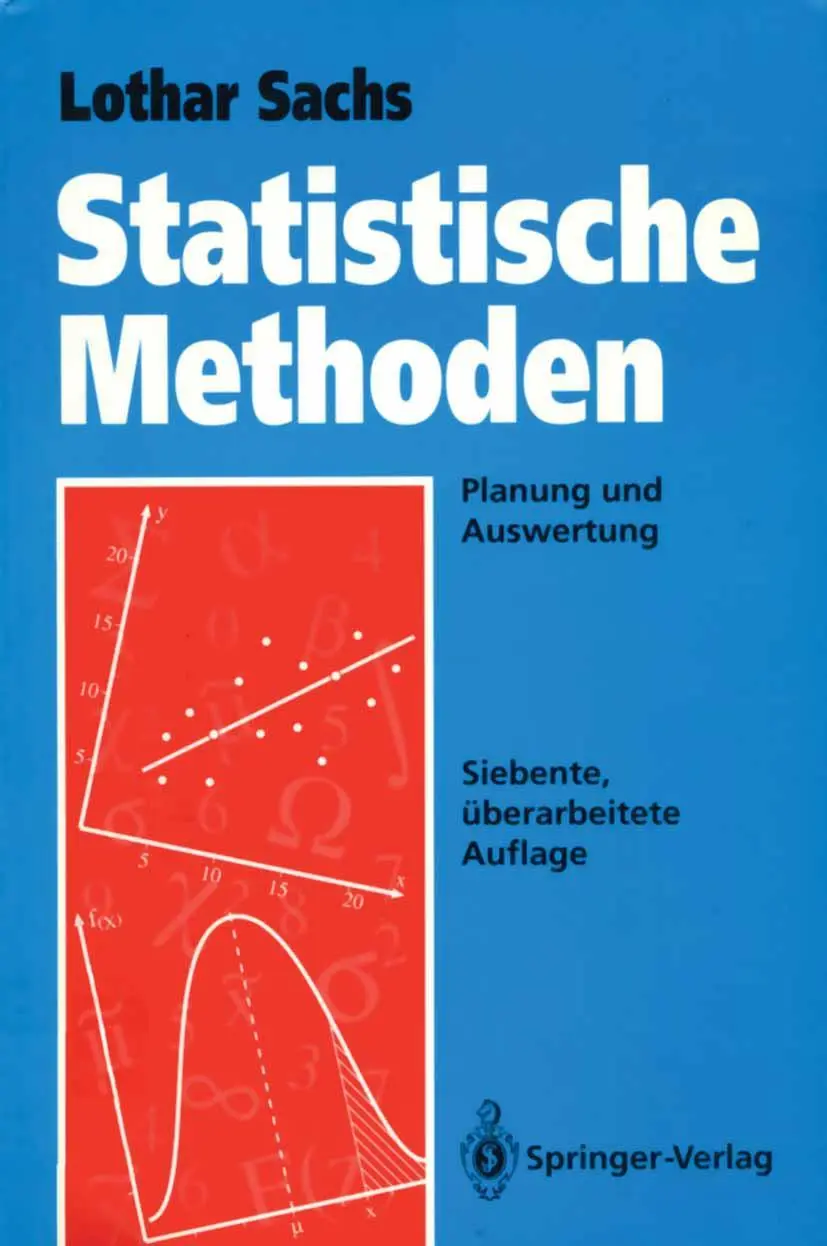 Cover: 9783540558217 | Statistische Methoden | Planung und Auswertung | Lothar Sachs | Buch Cover: 9783540558217 | Statistische Methoden | Planung und Auswertung | Lothar Sachs | Buch