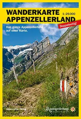 Cover: 9783858828217 | Wanderkarte Appenzellerland 1:25000 | Vaw | (Land-)Karte | 1 S. | 2019