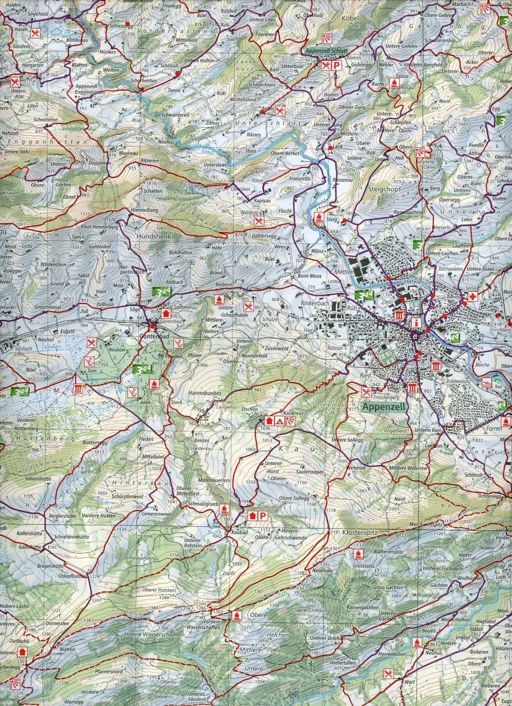 Bild: 9783858828217 | Wanderkarte Appenzellerland 1:25000 | Vaw | (Land-)Karte | 1 S. | 2019