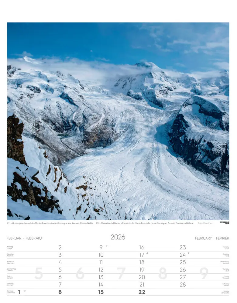 Bild: 9788868398217 | Alpen Kalender 2026 | Alpi - Alps | Athesia-Tappeiner Verlag | 14 S.