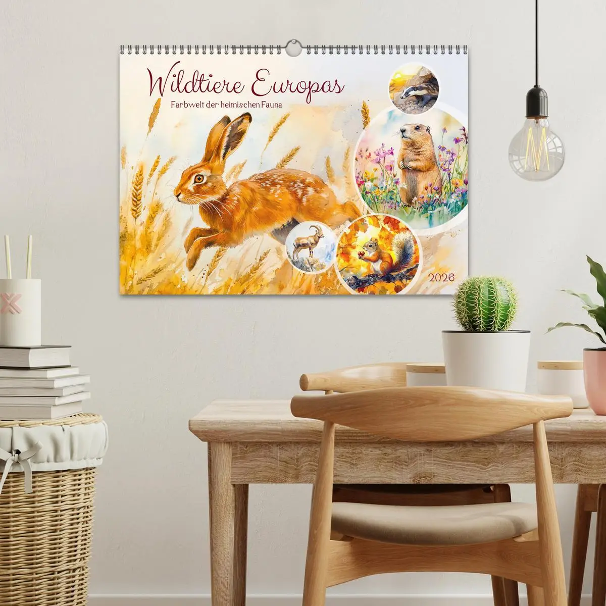 Bild: 9783457318317 | Wildtiere Europas - Farbwelt der heimischen Fauna (Wandkalender...